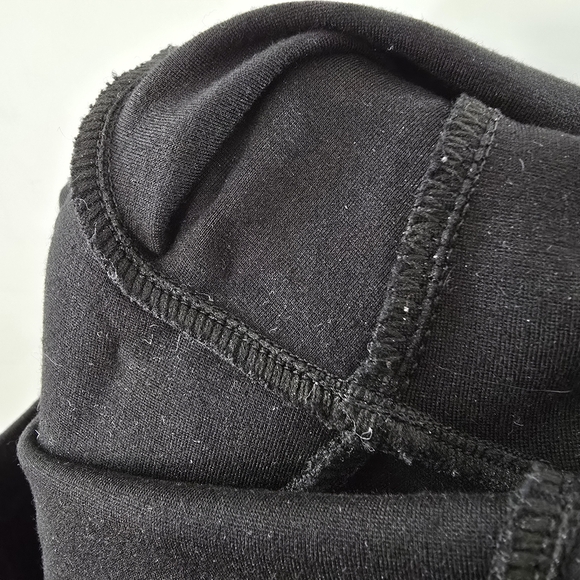 Quince Ultra Stretch Ponte Straight Leg Pants Trousers Solid Black Size M Petite - Picture 12 of 12